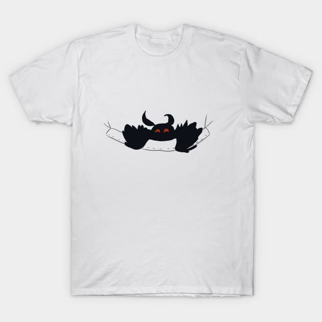 Mothman in Pocket T-Shirt by sheehanstudios